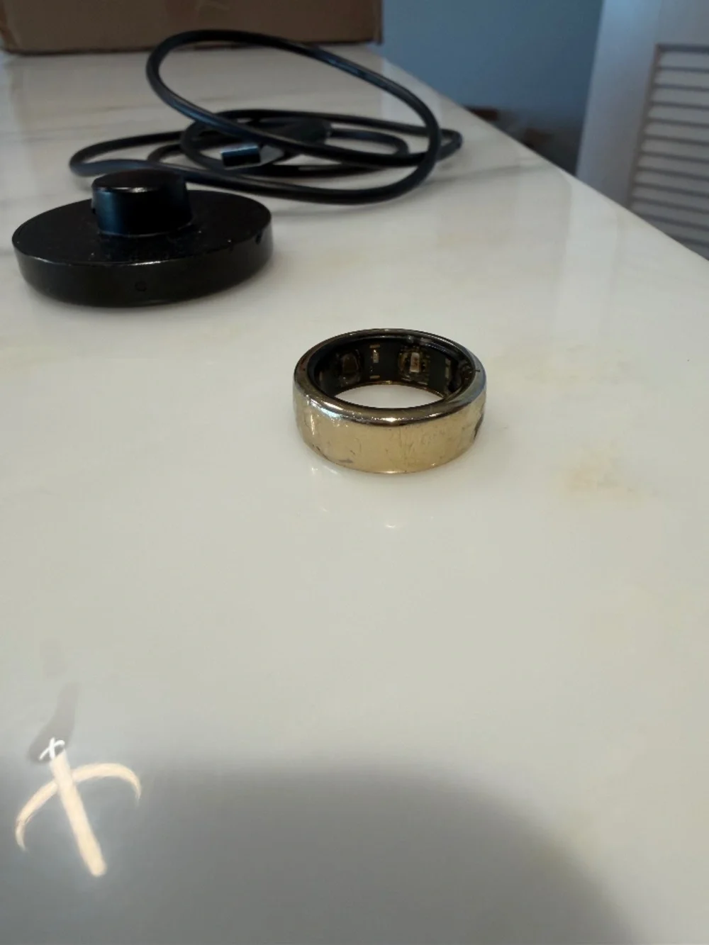 Oura Ring Gen3 Horizon Gold Size 7 + Charger